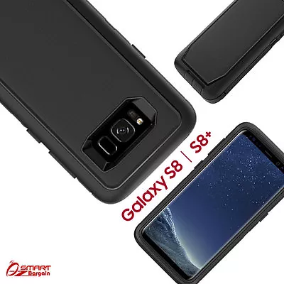 Black Tradesman Hard Heavy Duty Case Cover For Samsung Galaxy S8 / S8 Plus • $9.99