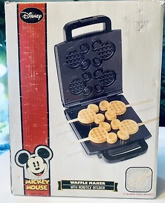 Disney MICKEY MOUSE And MINNIE MOUSE Waffle Maker.  2013 🔥 Rare 🔥discontinued • $129.99