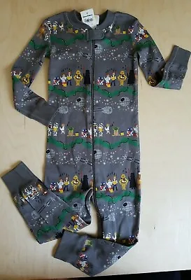 Nwt Hanna Andersson Star Wars Carolers Zipper Sleeper Pajamas 90 3t $44 • $26.99