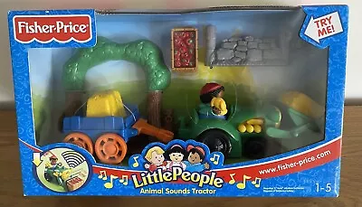 Fisher Price Little People Animal Sounds Tractor B9172 New & Sealed Free Post • $75