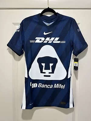 PUMAS UNAM Mens SMALL Nike Match-Issued Away Jersey 20/21 • $225