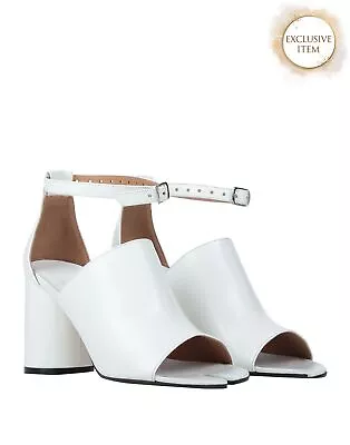 RRP€720 MAISON MARGIELA Leather D'Orsay Sandals US8 UK5 EU38 White Tabi Toe • $1.49