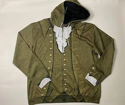 Gear H UMANS Colonial Medieval Renaissance Hoodie Jacket Men’s Jacket SZ XL • $24.95