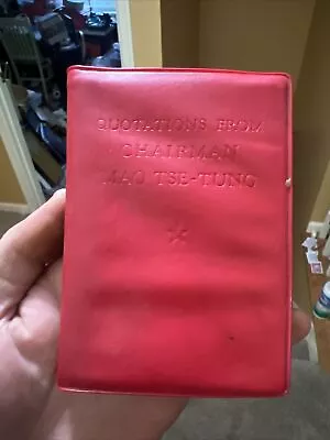 1st ENGLISH PRINTING! 1966 Quotations From Chairman Mao Tse-Tung Litte Red Book • £72.31