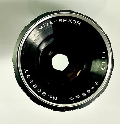 Mamiya-Sekor 48mm F1.9 Mamiya Prismat NP Bayonet Mount RARE VINTAGE Lens • £37.95