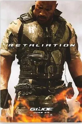 G.I. JOE RETALIATION ADV DOUBLE  SIDED Original Movie Poster 27X40 • $19.99