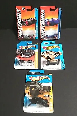 Hot Wheels Matchbox MBX HW City Batman Batmobile Tumbler (5 Car Lot)  • $17.99