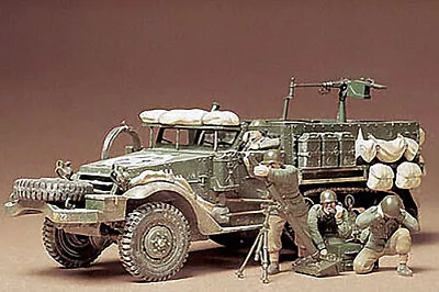 Tamiya US 81mm Mortar Carrier M21 Re-Release - Plastic Model Military Vehicle • $20.37