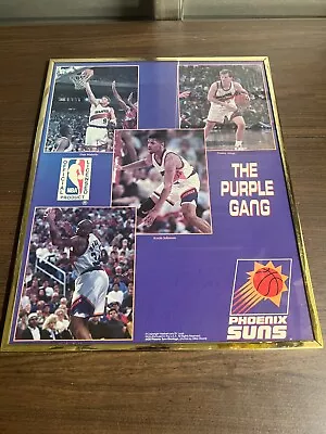 VTG 1990’s Phoenix Suns “The Purple Gang” NBA Mini-Poster - 16” X 20” • $39.99