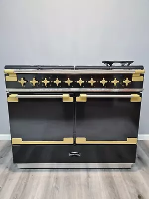 Rangemaster Elise 110cm Dual Fuel Range Cooker In Black And Gold... • £2250