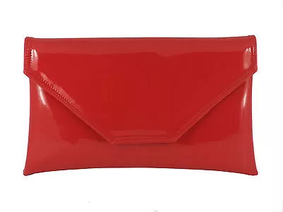 Stylish Large Envelope Patent Clutch Bag/Shoulder Bag Wedding Party Prom Bag • £24.99