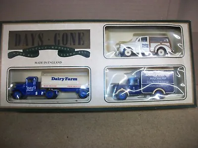 Vintage LLEDO Days Gone Dairy Farm Set Boxed Unused Diecast Model • £6.99