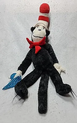 $15.99 • Buy 1993 Dr Suess Cat In The Hat Plush Plush Doll With Umbrella **Nice Condition **