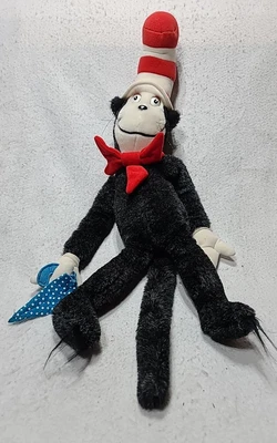 $15.99 • Buy 1993 Dr Suess Cat In The Hat Plush Plush Doll With Umbrella **Nice Condition **