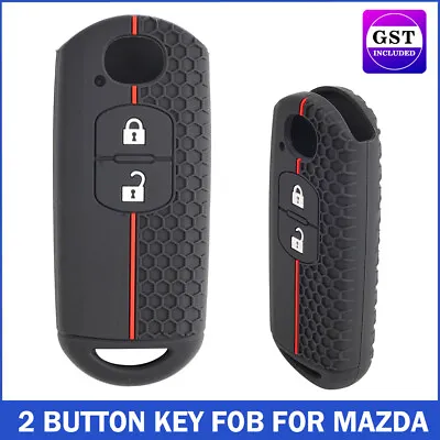 2 Button Key Fob Shell Case Cover Holder For Mazda 2 3 Cx9 Cx7 Cx5 Cx3 Silicone • $6.47