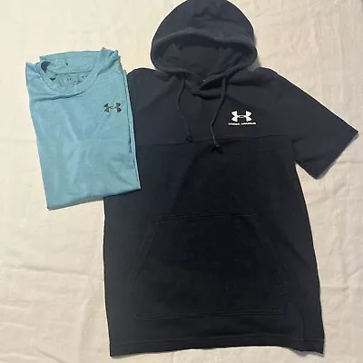 Under Armour Men’s Small T-shirt And Hoodie. Size Small • $14.45