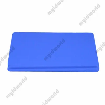 Hospital Blue PVC Cards CR80.30 Mil Credit Card Size - USA - Pack Of 10 • $8.50