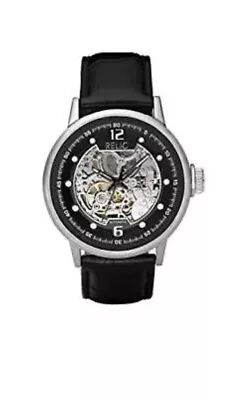 $21.50 • Buy Relic Men's Damon Automatic Self-Winding Stainless Steel Skeleton Dial Watch