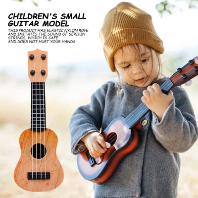 $9.23 • Buy Kids Ukulele Toy Portable Small Guitar Model For Festival Display (Yellow)