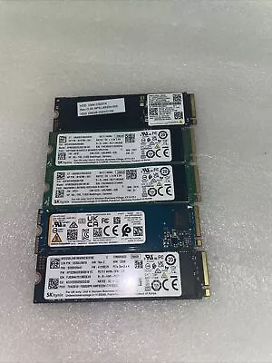 [ BULK LOT Of 5] M.2 256GB SSD Various SAMSUNG HYNIX SANDISK TOSHIBA Etc. • $85