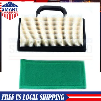 $8.81 • Buy 499486s Air Filter For Briggs Stratton 499486 691007 8-22hp Intek V-twin Engine