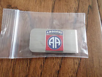 $12.99 • Buy U.s Military Army 82nd Airborne Division Metal Money Clip U.s.a Made