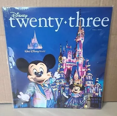 Disney D23 Magazine Fall 2021 Walt Disney World 50th Anniversary New Mickey  • $14.95