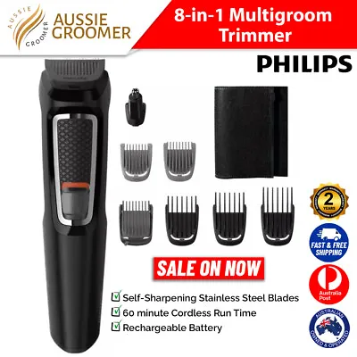 $96.71 • Buy Philips Cordless Beard Trimmer Rechargeable Electric Nose Stubble Hair Trimmer