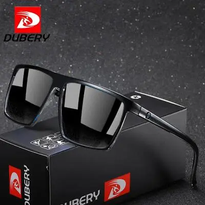 DUBERY Men Women Polarized Sport Sunglasses Square Driving Fishing Glasses UV400 • $10.44