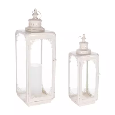 Ornate Curved Metal Lantern • $128.95