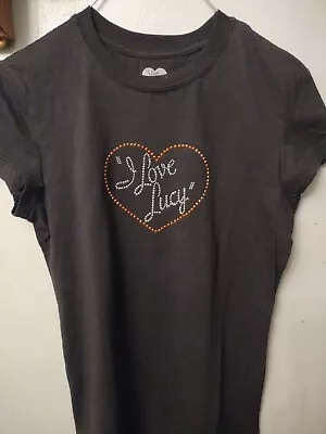 I Love Lucy Beaded Logo T Shirt • $20