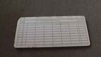 Lot Of 25 Vintage Fortran Statement  Punch Cards Punched 841979 DD-ZT 14637 • $7.99