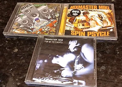 Mix Master Mike 3 Cd Lot Anti-Theft Device  Spin Psycle  Eye Of The Cyclops  • $17.99