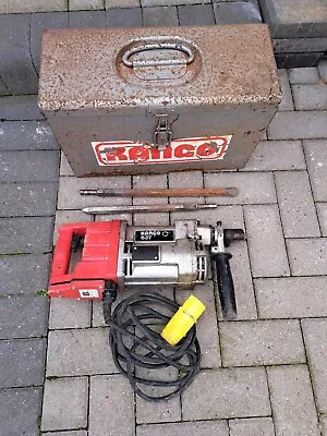 Kango 637 Demolition Hammer Breaker And Drill 110v With Box  And Chisels GWO • £150