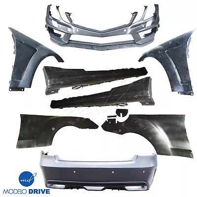 ModeloDrive FRP PDES Wide Body Kit 13pc C207 4dr Sedan For E-Class Mercedes-Ben • $1804