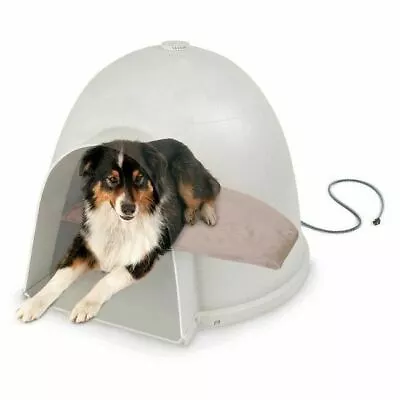 K&H Igloo Style Outdoor Dog Lectro Soft Heated Bed KH1033  KH1043   KH1053 • $62.99