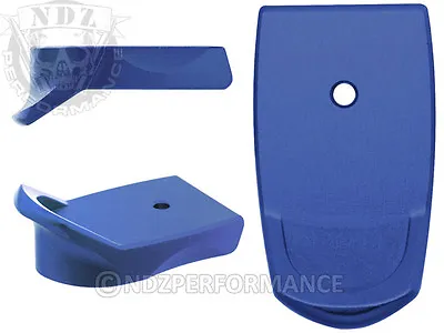 For Smith Wesson SHIELD 9mm 40 Grip Ext Mag Plate Blue With Lasered Images • $16.99