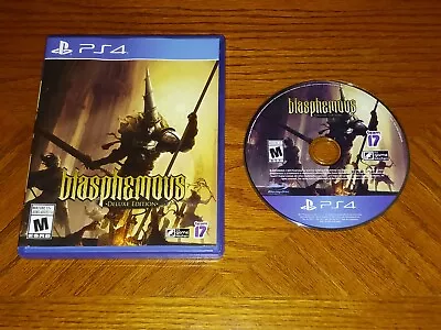 Blasphemous Deluxe Edition (PlayStation 4 PS4 2021) GAME & CASE • $65