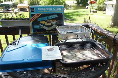 Vintage Kangaroo Kitchen Camping Propane Stove Griddle In Original Box • $55