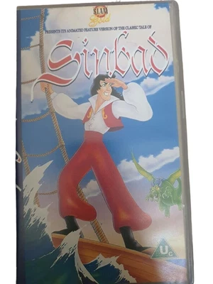 £5 • Buy Childrens Animated Classics - The Adventures Of Sinbad   VHS Video Tape 