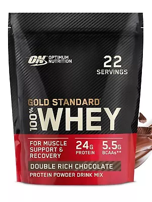 Optimum Nutrition Gold Standard 100% Whey ProteinDouble Rich Chocolate 1.47lb • $50