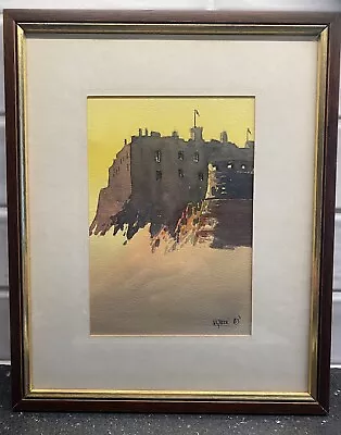 W Green Scottish Watercolour Artist Edinburgh Castle 1983 • £12.99