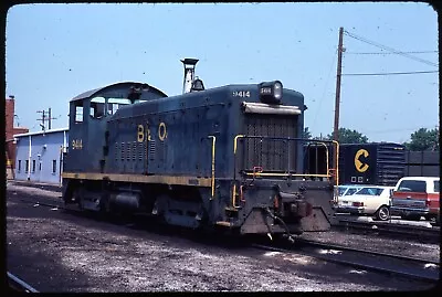 Original Rail Slide - BO Baltimore & Ohio 9414 Chicago IL 7-1979 • $4.97