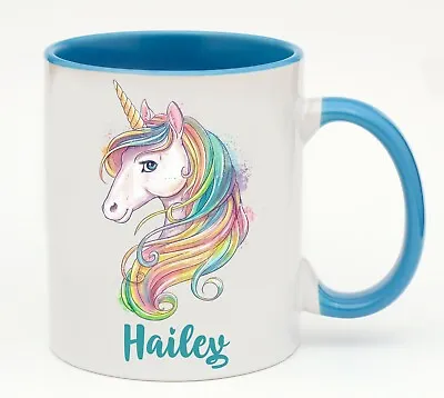 $14.95 • Buy Personalised Unicorn Ceramic Mug Girl Grandaughter Birthday Christmas Gift