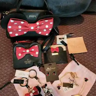 Kate Spade Disney Minnie Mouse Mini Maise Crossbody Lot Nwt • $799.99