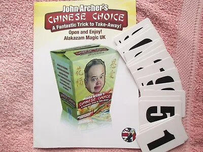 John Archer’s Chinese Choice – Mentalism Mindreading Magic Trick • £14.97