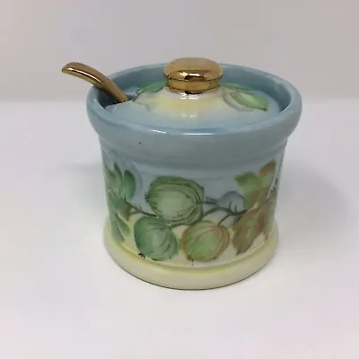 Antique McNicol China Heritage Jelly Jam Jar Lid And Spoon • $19.99