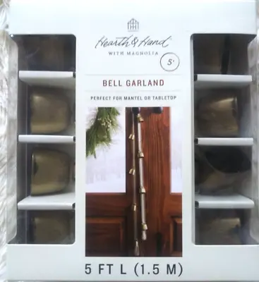 Hearth And Hand With Magnolia Bell Garland New For 2023 • $14.02