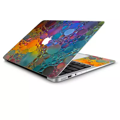 Skin Wrap For Macbook Air 11 Inch Color Bubbles Splash Drip • $14.98