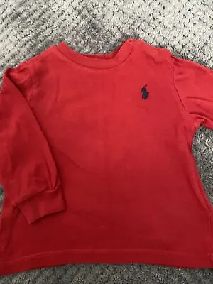 Ralph Lauren Long Sleeve T Shirt Age 9 Months  • £3.70